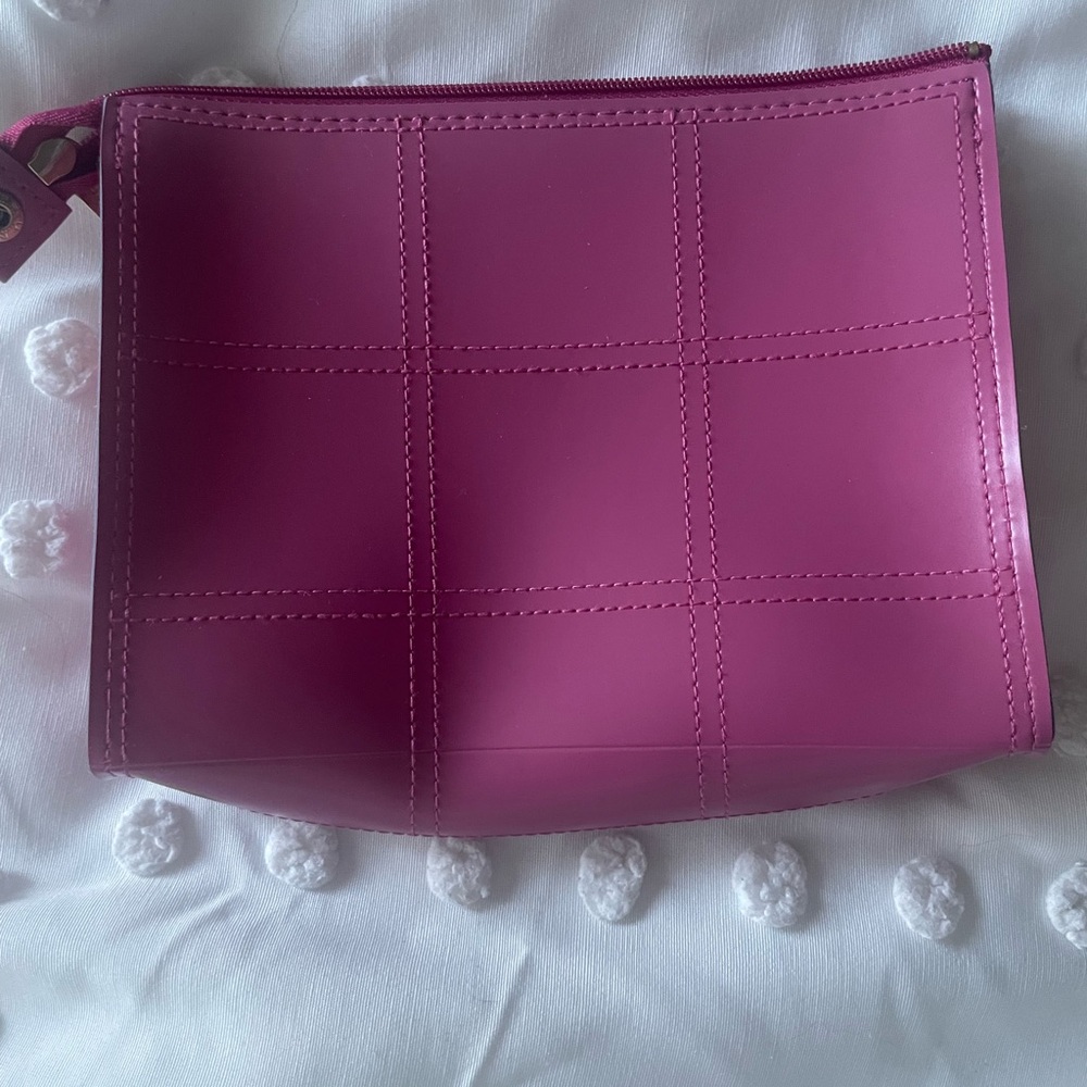Estee Lauder Fuchsia Quilted Cosmetic Bag
